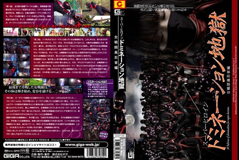 【アクション・格闘❤辰美はな】スーパーヒロイン ドミネーション地獄 女戦闘員忍者編｜