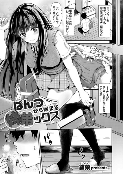 【単話】ぱんつから始まる姉弟ックス｜紺菓
