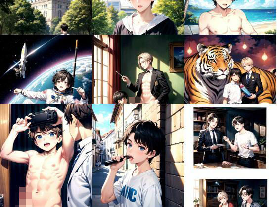 【イラスト・CG集】少年たちの禁断の恋｜