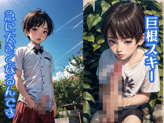 【イラスト・CG集】巨根スキー急に大きくなるんです｜