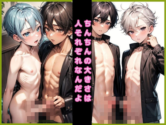 【イラスト・CG集】ちんちんの大きさは人それぞれなんだよ｜