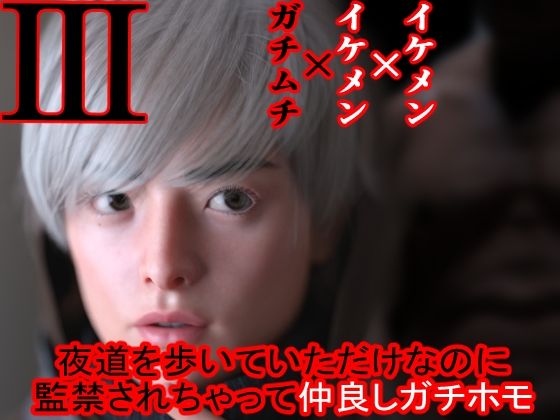 【イラスト・CG集】夜道を歩いていただけなのに監禁されちゃって仲良しガチホモ｜