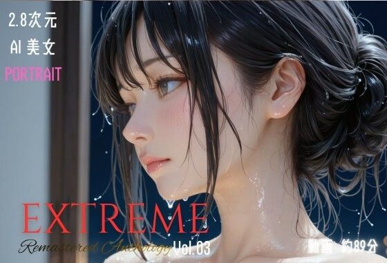 【イラスト・CG集】2.8次元AI美女 PORTRAIT EXTREME Remastered Anthology VOL.03 AI SEX 動画集｜