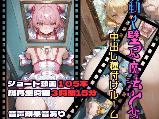 【動画・アニメーション】動く壁尻魔法少女中出し種付けルーム｜