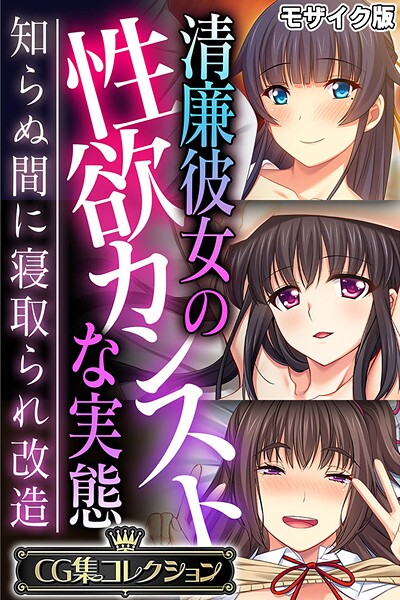 【フルカラー】清廉彼女の性欲カンストな実態 〜知らぬ間に寝取られ改造〜【CG集コレクション】 モザイク版｜大人のSEXY絵本
