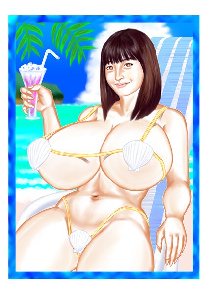 【フルカラー】暑乳見舞い｜tsuyoshi