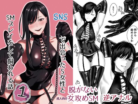 【ボンテージ】SNSで出会ったS女性とSMプレイをして飼われる話1｜