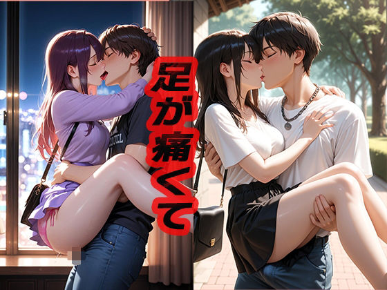 【イラスト・CG集】足が痛くて 〜助けてくれたから、これくらいはね〜｜