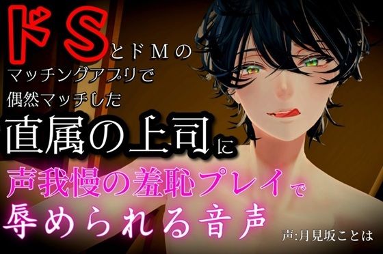 【拘束】ドSとドMのマッチングアプリで偶然マッチした直属の上司に声我慢の羞恥プレイで辱められる音声｜