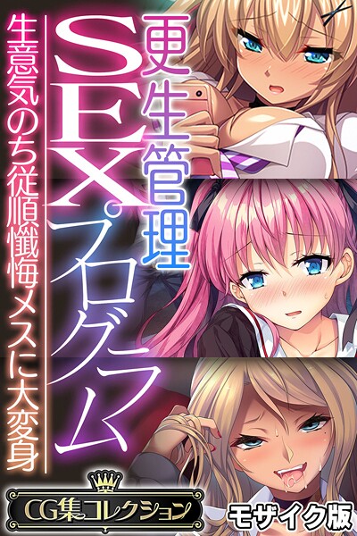 【フルカラー】更生管理SEXプログラム 〜生意気のち従順懺悔メスに大変身〜【CG集コレクション】 モザイク版｜大人のSEXY絵本