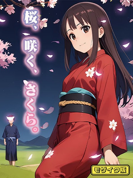 【フルカラー】桜、咲く、さくら。 モザイク版｜にゃぷそでぃ