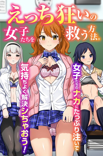 【フルカラー】えっち狂いの女子たちを救う方法。女子たちのナカにたっぷり注いで気持ちよく解決シちゃおう！（フルカラーコミック）（単話）｜★