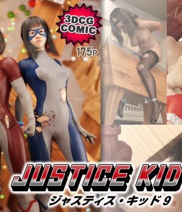 【3DCG】正義のヒーロー「JUSTICE KID 9 -ジャスティス・キッド 9-」｜赤身★