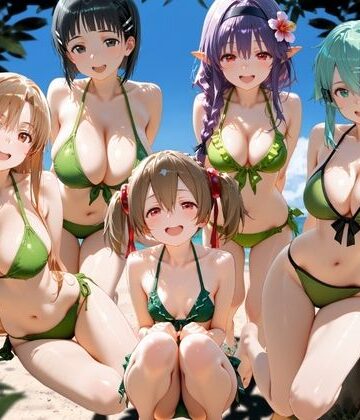 【変身ヒロイン】ビーチで出会った美女をナンパしてメス堕ちさせた話 S○O｜ちこりこ★