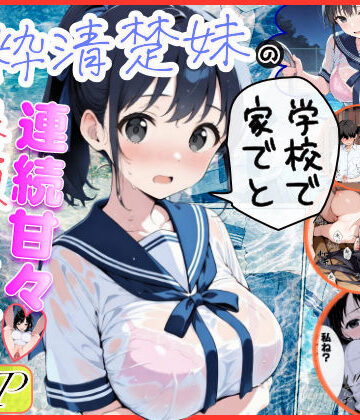 【制服】純粋清楚妹のブラ透け事件から、学校で家でと連続甘々中出し懇願SEXした話｜水彩みなも★4.33