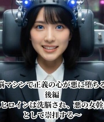 【動画・アニメーション】洗脳マシンで正義の心が悪に堕ちる話 後編 〜エースヒロインは洗脳され、悪の女幹部を女神として崇拝する〜｜悪堕ち研究員★5.00