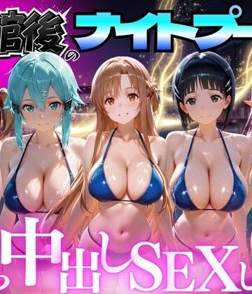 【変身ヒロイン】閉館後のナイトプールでひたすら中出しSEXした話 Vol.3｜並木りさ★