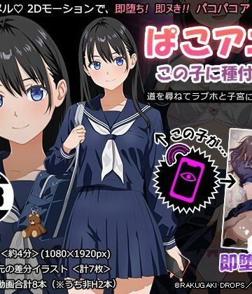 【動画・アニメーション】ぱこアニ！この子に種付け 〜道を尋ねてラブホと子宮にご案内 編〜｜RAKUGAKI DROPS★